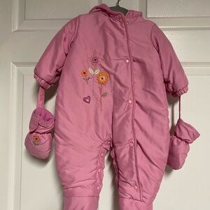 Pumpkin Patch Snow Suite Size 3-6 Months